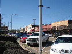 Downtown Jasper corner of Lamar & Zavalla